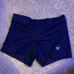 Varsity spandex shorts
